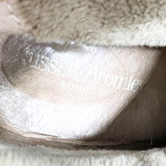 ✅ RUSSELL & BROMLEY BROWN LEATHER ANKLE BOOTIES SIZE 41. - Picture 8 of 9